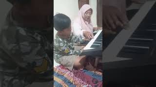 mas dika belajar piano bersama bu guru lia [upl. by Puritan]