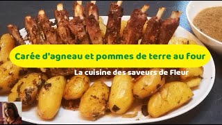 Carré dagneau et pommes de terre au four [upl. by Luckett]