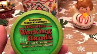 OKeeffes Working Hands Cream for Dry Cracked Overworked Hands REVIEW [upl. by Sedicla]