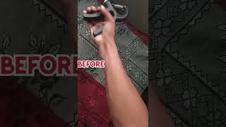 Hand Gripper before and after  USING HAND GRIPPER  FOREARM TRANSFORMATION 😈 shorts viral gym [upl. by Setarcos]