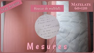 Drap housse ou Housse de matelas sur mesure  Le patron 👶🏻 [upl. by Pyle]