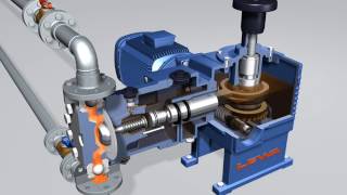 diaphragm pump variable stroke mechanism فكرة عمل المضخة متغيرة مشوار الطرد [upl. by Bascomb]