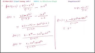 Let fx  10∑k1kxk  x ∈ R If 2f2  f2  1902n  1 then n is equal to [upl. by Henriha]