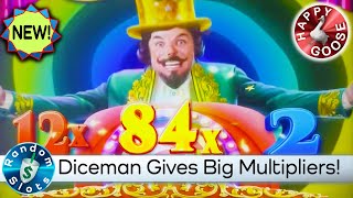 ⭐️ New 😄 Diceman Slot Machine Nice Bonus [upl. by Pelagia]