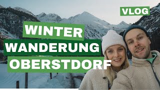 Winterwanderung in Oberstdorf Allgäu  Einödsbach  Schnee Nebel und Sonne  Vlog  Outdoor  4K [upl. by Akemor]