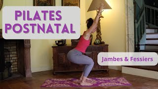 25 MIN PILATES POSTNATAL pour renforcer les Jambes amp Fessiers [upl. by Anerys]