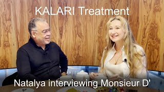 Natalya interviewing Monsieur D on Kalari treatment treatment wellbeing health [upl. by Gaulin]