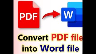 How to Convert PDF to Word for Free  pdf to word converter  How to Convert PDF to Word  2024 [upl. by Idmann521]