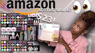 Amazon nail kit for beginners  is it any good  Reshe [upl. by Airdnahc]