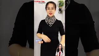 Trending Stylish Scarf Tie Methods for ladies  How to wear a scarf scarfwearing shorts [upl. by Neeruan]