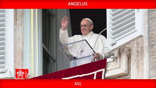 November 17 2024 Angelus prayer Pope Francis ASL [upl. by Amlet296]