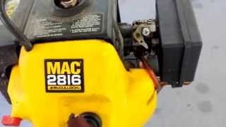 Tuning a 2stroke McCullough MAC2816 trimmer [upl. by Maidel]