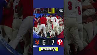 NEW YORK METS 67 PHILADELPHIA PHILLIES  MLB  Filis IGUALAN la series con walkoff de Castellanos [upl. by Amis]