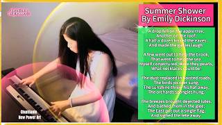 Summer Shower by Emily Dickinson original music by chuntianle [upl. by Hulbert]