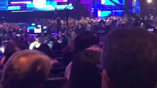 171119 BTS enters AMAs Microsoft theater fancam [upl. by Intihw695]