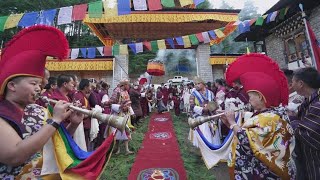 Honorary Procession of Dungse Thinley Norbu Yangsi amp Garab Rinpoche In Bumthang [upl. by Cynara]