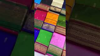 100  colour available in pure silk kanjivaram Paithani book fast 9657044920 Dm kanjeevaramsilk [upl. by Jessen]