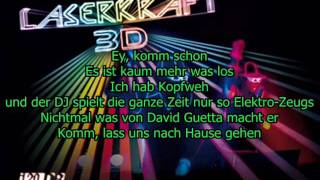 Laserkraft 3D  Nein Mann Lyrics [upl. by Westley]