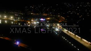 NEWLYN amp MOUSEHOLE CHRISTMAS LIGHTS 2021 [upl. by Llerryt528]