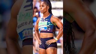 Shellyann FraserPryces Electrifying 1115s Comeback Sprint sprint shellyannfraserpryce runner [upl. by Ulrica]