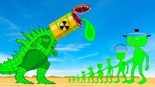 Team MONSTER RADIATION vs BOSS GODZILLA EARTH RADIATION  Monsters Ranked From Weakest To Strongest [upl. by Cloots387]