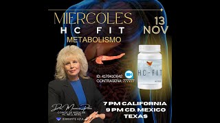 HC FIT Y EL METABOLISMO DOCTORA MAURICIA PEREZ [upl. by Yrohcaz515]