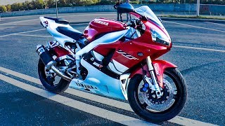 Пытался навалить 300 но не пошло Тест драйв Yamaha R1 на карбах Докатились [upl. by Aihsar]