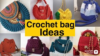 New crochet bag ideas  Crochet bag pattern designs 🧶🪡 crochet crochetsecrets fashion [upl. by Madanhoj988]