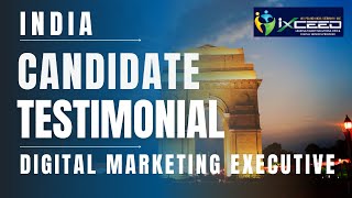 Candidate Testimonial  Digital Marketing Executive  India [upl. by Eelytsirk]