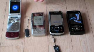 부팅 속도 비교 boot speed test 휴대폰 vs 스마트폰 LGSH130Moto MS700Nokia 6210sSamsung SCHM450 [upl. by Elboa]