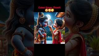 Cute karwa chauth status videos [upl. by Pirali]