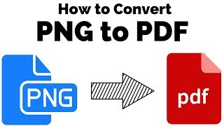 How To Convert PNG Image to PDF Without Any Software  Offline [upl. by Rann]