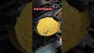 In an iron frying pan omelette asmr food naganosyatyotobuka [upl. by Enuahs]