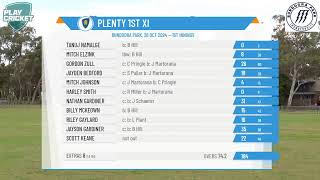 Bundoora Park 1st XI v Plenty 1st XI [upl. by Odnavres364]