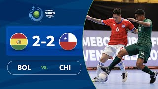 BOLIVIA vs CHILE 22  RESUMEN  CONMEBOL SUB20 FUTSAL 2022 [upl. by Airamesor]