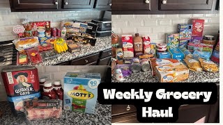 NEW WEEKLY GROCERY HAULWalmartSamsKroger [upl. by Cohen]