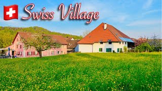 Swiss Village  municipality Othmarsingen amp Dottikon  Driving in Switzerland 4K [upl. by Yelrebmyk698]