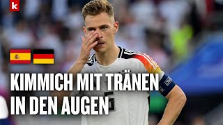 Kimmich total niedergeschlagen quotSehr sehr bitterquot  Deutschland  Spanien 12 [upl. by Cynth]