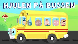 Hjulen på Bussen Snurrar Runt Runt Runt 3X  Barnsånger på Svenska  Barnmusik [upl. by Yeneffit492]