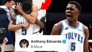 NBA FANS REACT TO ANTHONY EDWARDS WIN OVER DENVER NUGGETS  TIMBERWOLVES VS NUGGETS REACTIONS [upl. by Eelrebmik725]