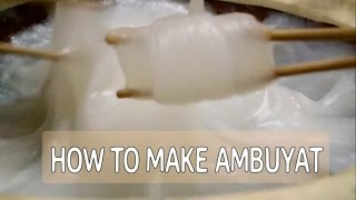 BRUNEIAN FOOD How to make ambuyat [upl. by Aggappera]