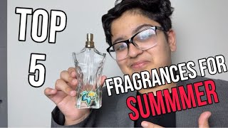 Top 5 Summer Fragrances for Men 2024 [upl. by Nanci]