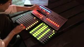 Novation ZeRO SL MkII and Launchpad Demo [upl. by Florri]