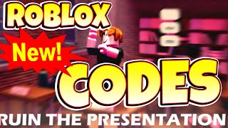 The Presentation Experience Roblox GAME ALL SECRET CODES ALL WORKING CODES [upl. by Yeniar]