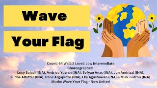 Wave Your Flag  Line Dance [upl. by Herriott]