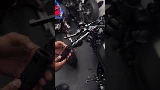 Vibration Dampener Install on FXDR fxdr harleydavidsonmotorcycles harleydavidson harleybuild [upl. by Roose858]