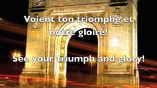 French National Anthem with lyrics [upl. by Eiggem]