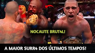 APANH0U MUITO🚨 Alex Poatan NOCAUTEIA Khalil DE FORMA BRUT4L LUTA Alex Poatan vs Khalil UFC 307 [upl. by Lleroj55]