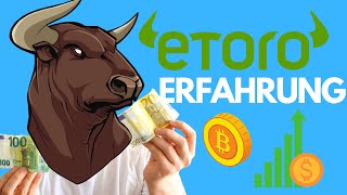 ETORO  Kryptowährungen Aktien amp ETFs bei Etoro kaufen  Hebel erklärt [upl. by Idyak]