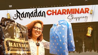 Ramadan Shopping at Charminar  Charminar Shopping  Arshiaa Khayyum  Cue Media [upl. by Llerrom]